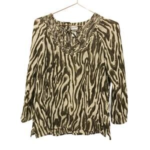 Chico’s silk blend blouse 0 small